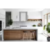 Akpo WK-12 Carmen white semi-matte T800 linear LED cooker hood