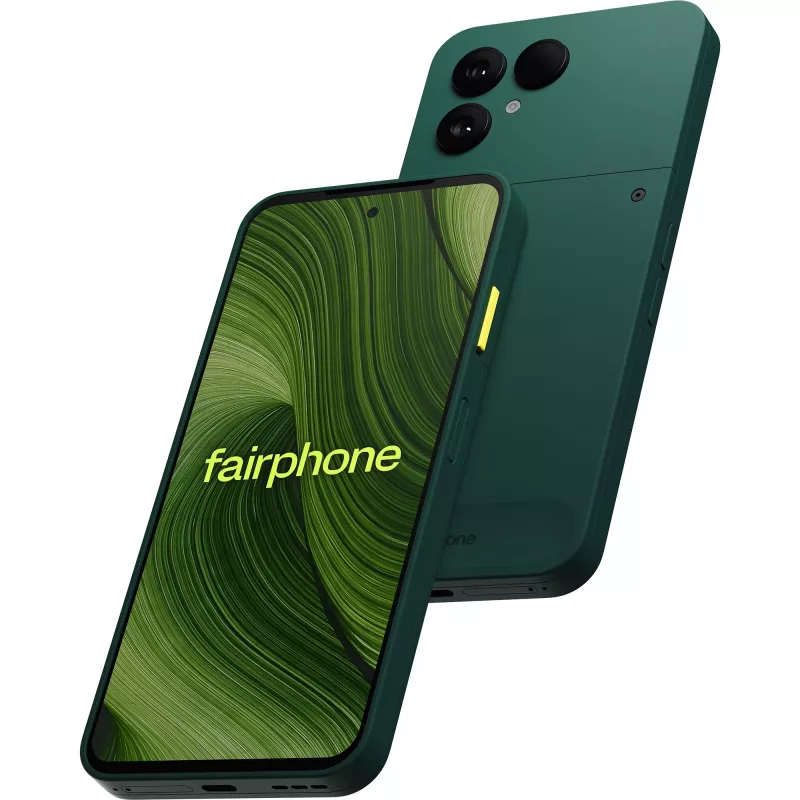 Fairphone The (Gen 6) 16 cm (6.31) Dual SIM Android 15 5G USB Type-C 8 GB 256 GB 4415 mAh Green