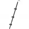 Trampoline ladder HUDORA universal 70–100 cm, black, adjustable safety steps