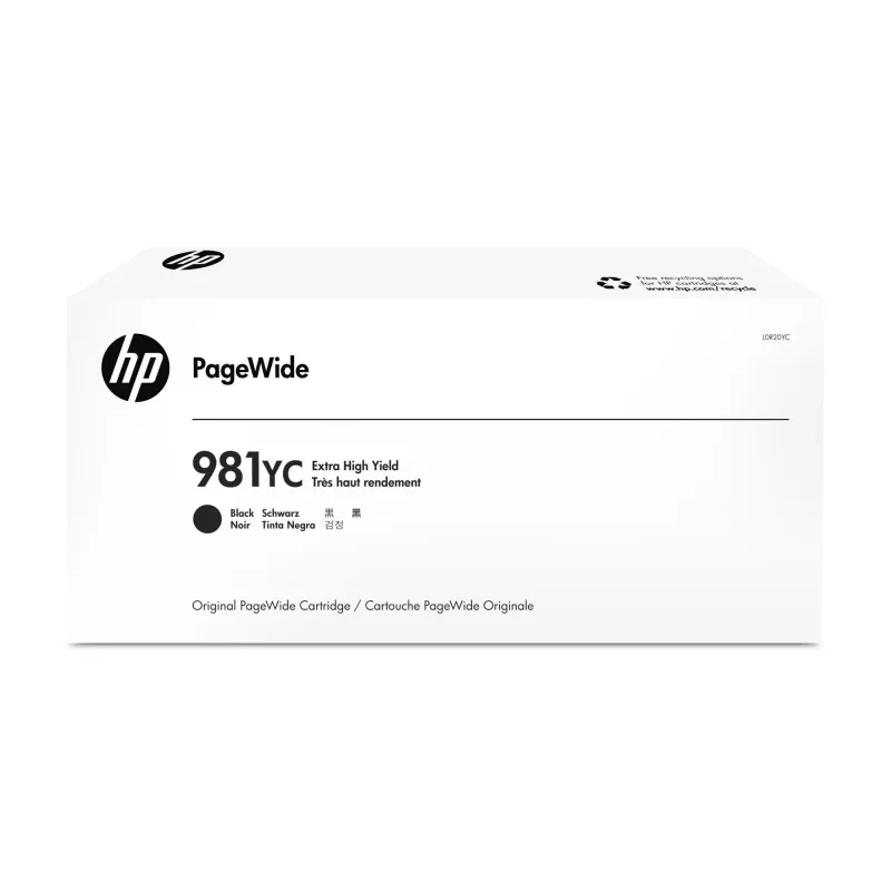 Ink cartridge HP 981YC Extra High Yield Black for PageWide – 21,000 pages (original)
