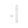 Power Extension LogiLink LPS271 1.5m 6 AC Outlets Indoor White
