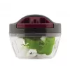 Manual food chopper JATA AC57E Black Transparent