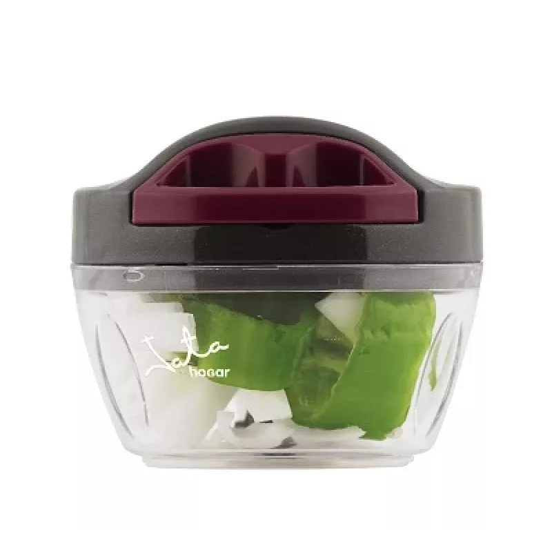 Manual food chopper JATA AC57E Black Transparent