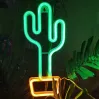 Decorative Neon Light MANTA SNL07GNT Cactus Green Yellow, neon sign