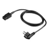 Power plug type F Rittal DK 7200.216 Black 1.8 m