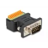 DeLOCK D-Sub 9 Male to Terminal Block Adapter with Push-Button