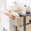 Storage unit Rotho Country 3-drawer cappuccino/anthracite, technopolymer, 712×325×375 mm