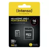Intenso Performance - Flash Memory Card (microSDHC/SD-Adapter inbegriffen) - 16 GB - UHS-I U1 / Class10 - microSDHC UHS-I