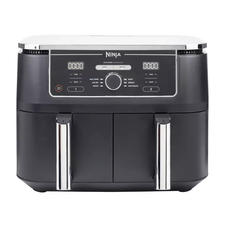 Ninja AF400EU fryer Double 9.5 L Stand-alone 2470 W Hot air fryer Black