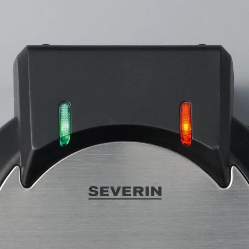 Severin WA 2103 waffle iron 4 waffle(s) 1200 W Black, Silver
