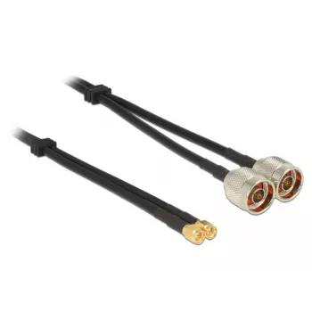 Coaxial Cable DeLOCK 89467 RG-58 5m 2xN plug 2xSMA plug Black