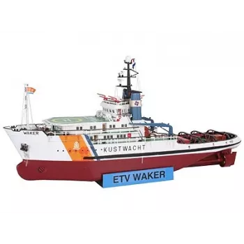 REVELL Plastic Model Ship Kustwacht Waker 1:200 scale — detailed assembly kit