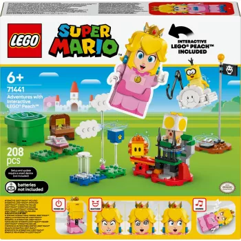 Construction Toy LEGO 71441 Super Mario Interactive LEGO Peach figure set, compatible LEGO system