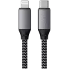 Satechi ST-TCL10M USB cable 0.25 m USB C USB C/Lightning Black Grey