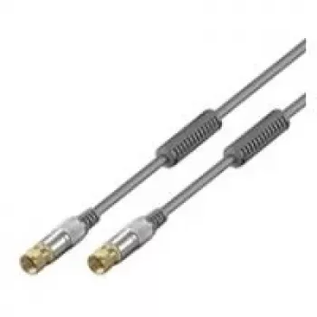 Wentronic Home Theater HT 601-0500 - Antenna Cable - F-Plug - F-Plug - 5 m (52542)