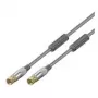 Wentronic Home Theater HT 601-0500 - Antenna Cable - F-Plug - F-Plug - 5 m (52542)