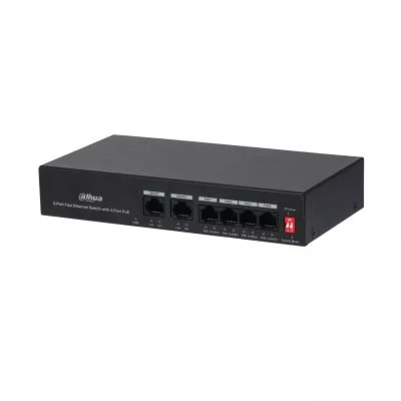 Dahua Technology PoE DH-PFS3006-4ET-36 network switch Fast Ethernet (10/100) Power over Ethernet (PoE) Black