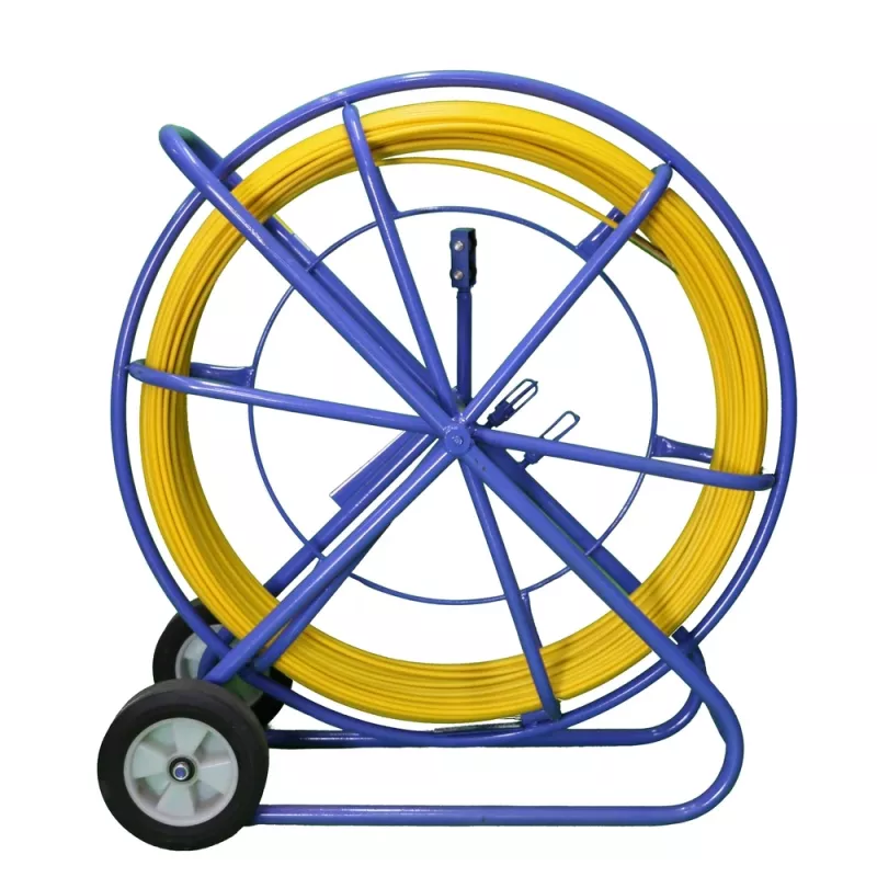 Extralink Cable Pulling Rod 13mm 250m, Fiberglass FRP, Diameter 13mm, Length 250m, Yellow