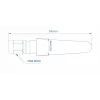 Compact straight mobile antenna TELTONIKA 003R-00281 5 dBi for cellular and wireless devices
