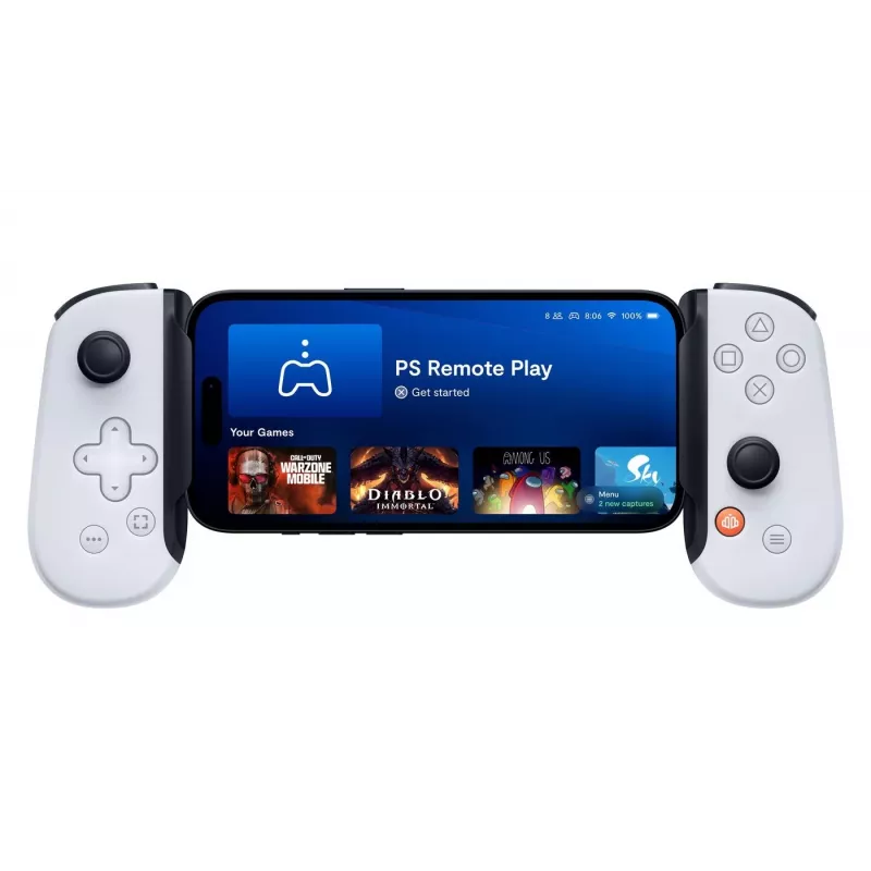 Backbone One PlayStation Edition Mobile Gaming Controller, USB-C, White