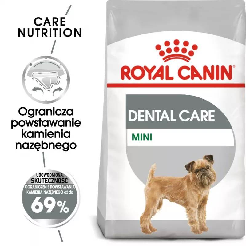Dry dog food Royal Canin Mini Dental Care 3 kg — adult small breeds, poultry, dental care