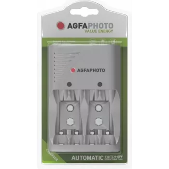 AgfaPhoto ACCUCharger Value Energy AA/AAA/9V 140-849959 - Battery - 9V-Block