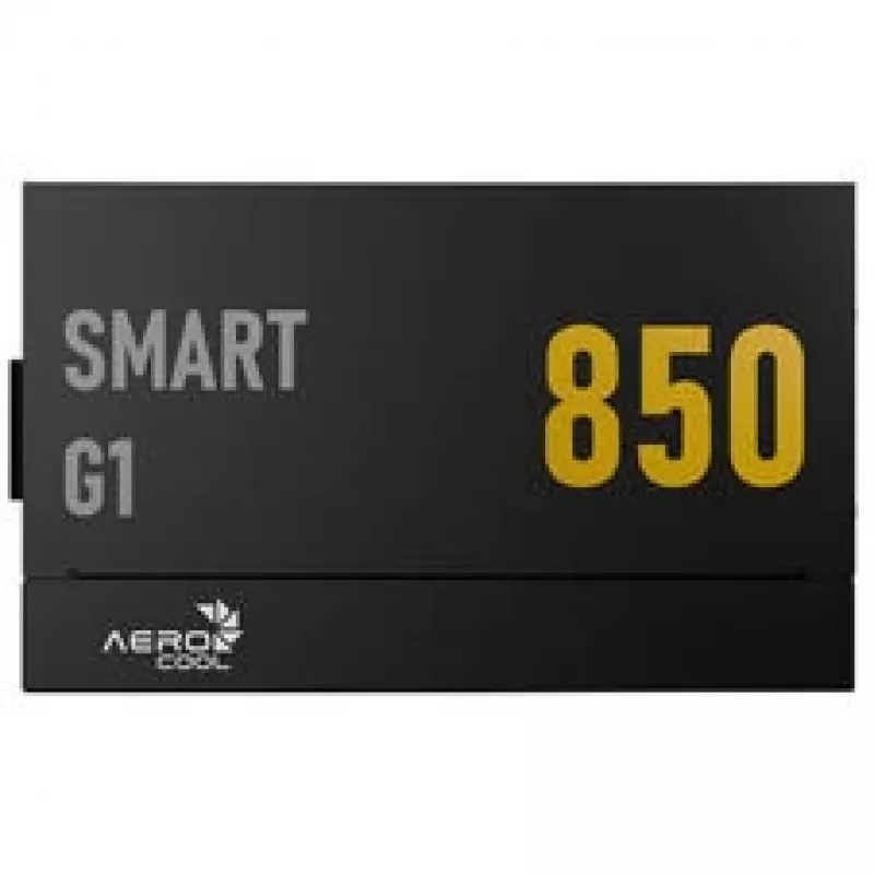 Power Supply AEROCOOL Smart G1 850W 80 PLUS Gold, ATX 3.1, PCIe 5.1, black