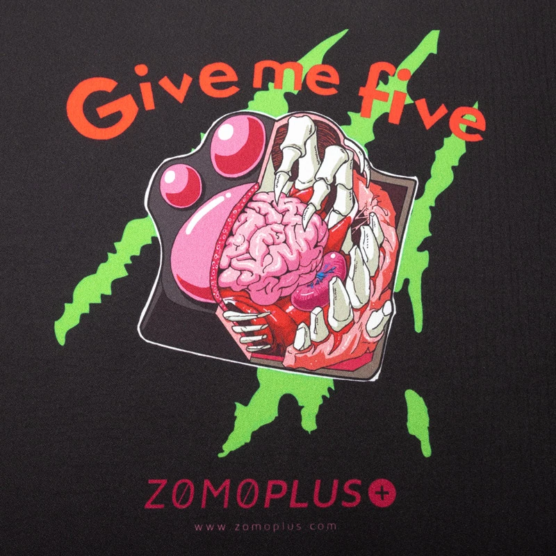 Mousepad ZOMOPLUS Give Me Five Gaming 500×420 mm, black