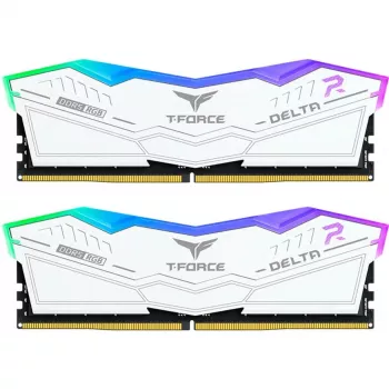 DIMM 32 GB DDR5-6000 (2x 16 GB) Dual-Kit, Memory White, FF4D532G6000HC30DC01, Delta RGB, INTEL XMP
