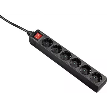 Hama Distribution Panel power distribution unit (PDU) Black