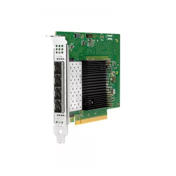 Hewlett Packard Enterprise Intel E810-XXVDA4 - Network Adapter - PCIe 4,0 x16 - 25 Gigabit SFP28 x 4 - for Edgeline e920, ProLiant DL20 Gen10, DL325 Gen10, DL345 Gen10, DL360 Gen10