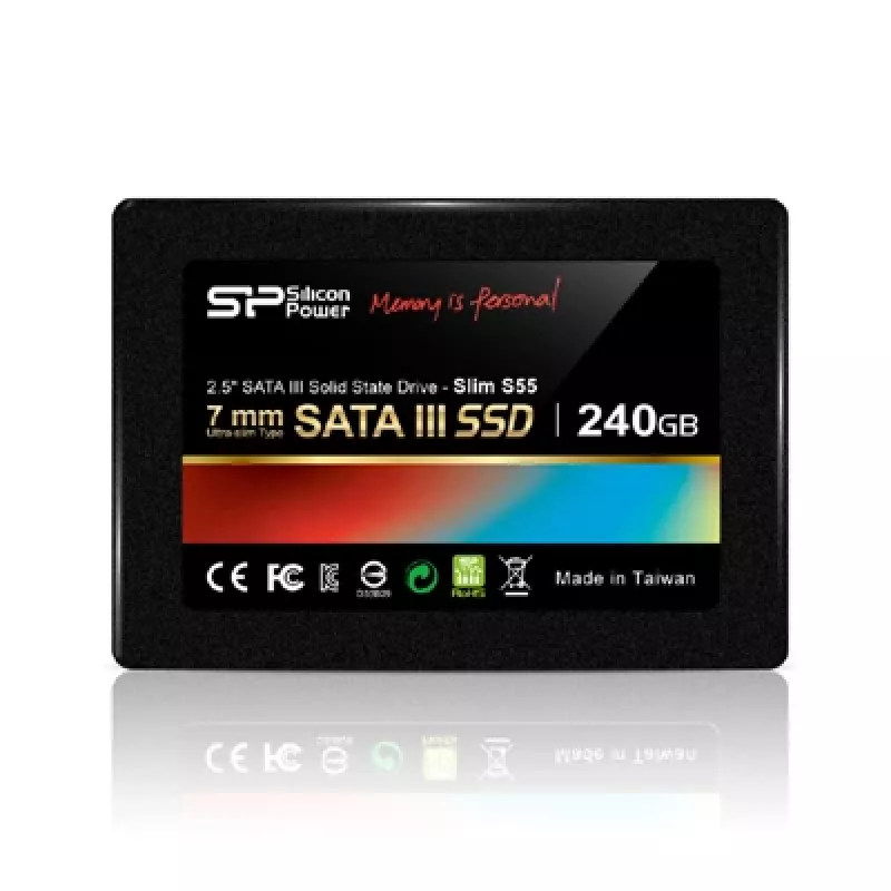 Silicon Power SP120GBSS3S55S25 - Serial ATA III - 120 GB - 6,35 cm (2.5) - 10 cm - 7 mm - 6,985 cm (SP120GBSS3S55S25)