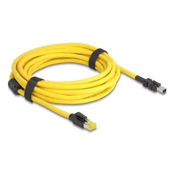 Networking Cable DeLOCK 81253 Black Yellow 5m Cat6