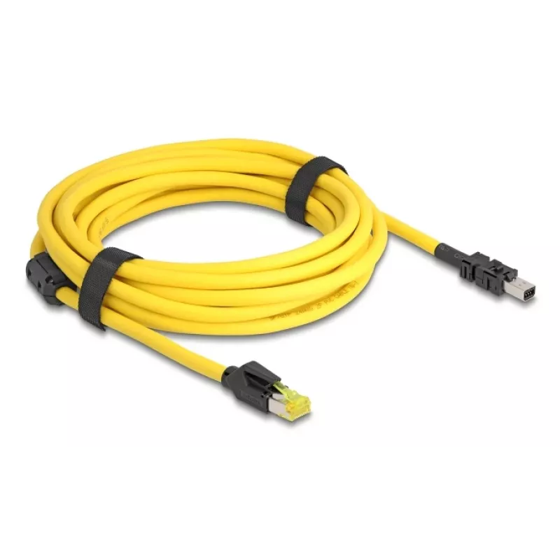 Networking Cable DeLOCK 81253 Black Yellow 5m Cat6