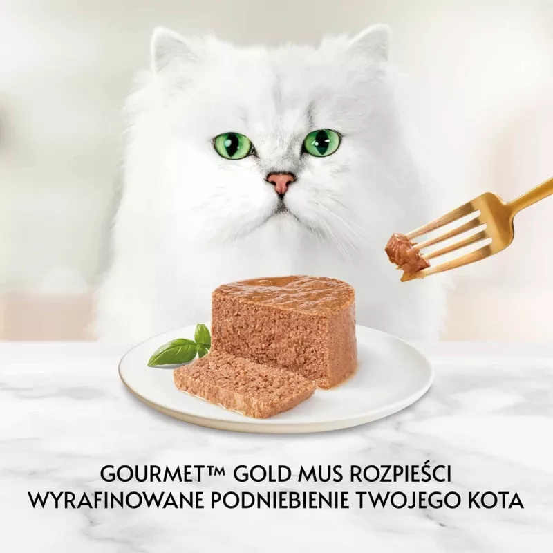 Wet Cat Food Purina Nestlé GOURMET Gold Turkey 85 g Can for Adult Cats, Overweight Formula
