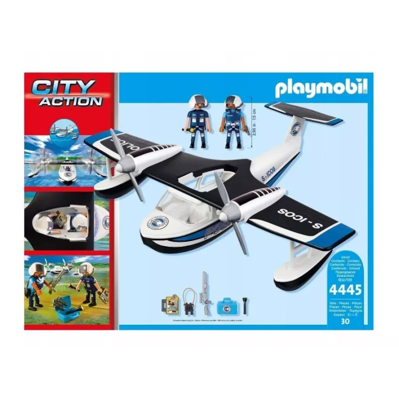 Figures set City Action 4445 Police Seaplane