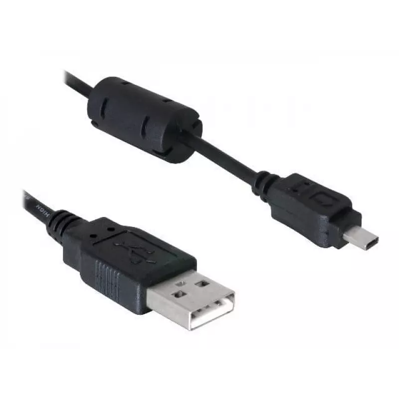 DeLOCK USB Cable 1.83m Black Male/Female Nickel Plating