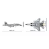 Cobi Building Blocks Boeing F-15EX Eagle II model set COIB-5900, collectible scale construction kit