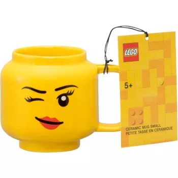 Ceramic Mug room copenhagen Winking Girl Small Yellow 40460803, 250–350 ml