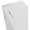 VK02 Lite, Tower-Enclosure White, Tempered Glass