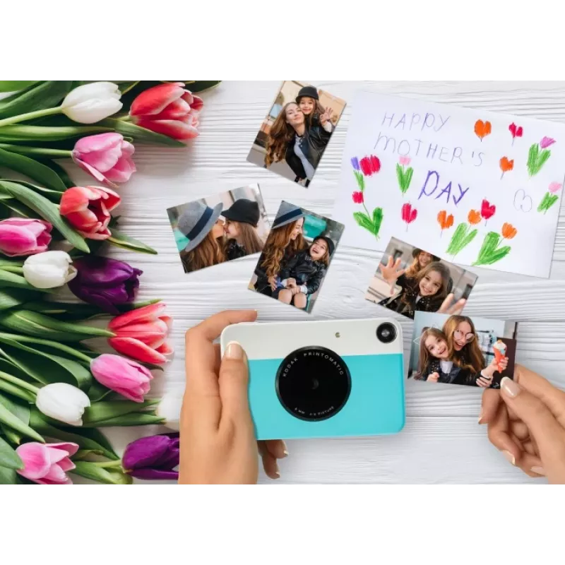 Kodak PRINTOMATIC Instant Print Camera, 2x3'', Blue