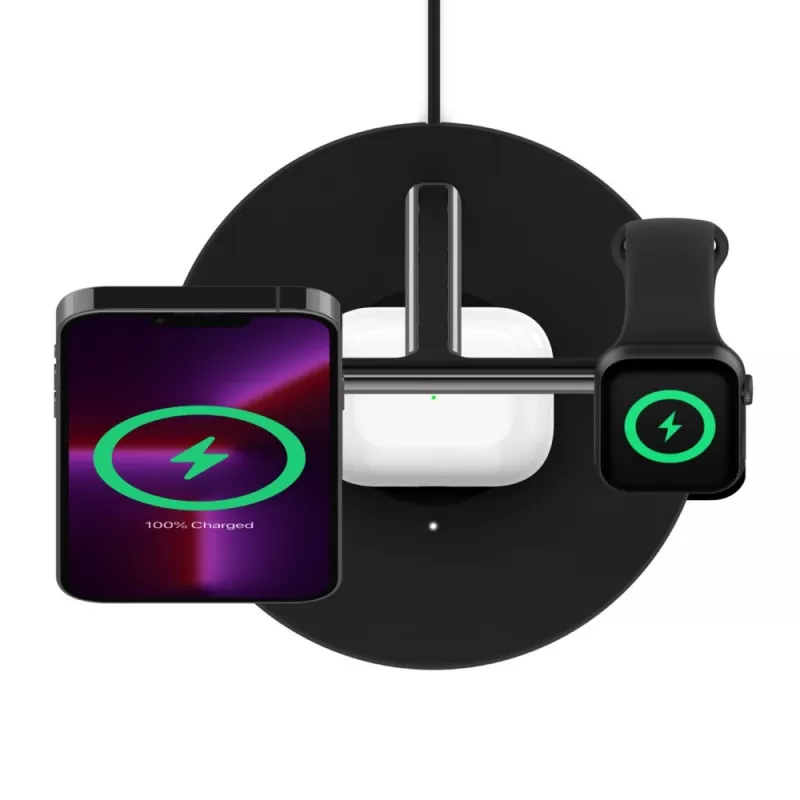 Headphones Belkin WIZ017vfBK Wireless Fast Charging Indoor Black