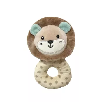 Rattle TULILO Lion 9326, baby hand toy, 18 cm