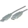USB cable ShiverPeaks BS77122 1.8m USB 2.0 Grey
