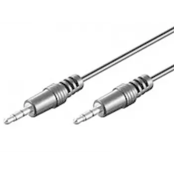 Audio Cable 3.5mm Male to Male MediaRange MRCS140 1m Black