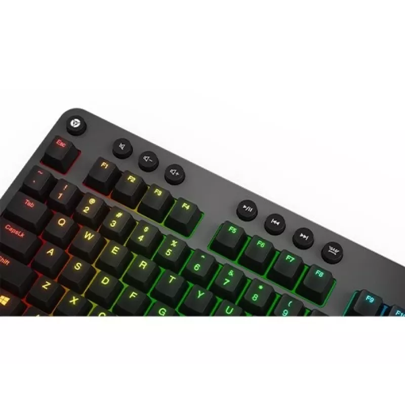 Mechanical gaming keyboard Lenovo Legion K500 — full-size 104-key USB, QWERTY US English, RGB backlight, grey/black
