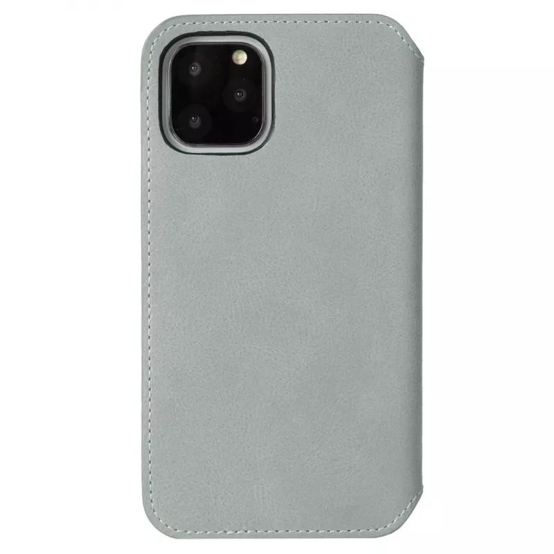 Phone wallet Krusell Sunne for Apple iPhone 11 Pro — vintage grey, folio case with card pocket