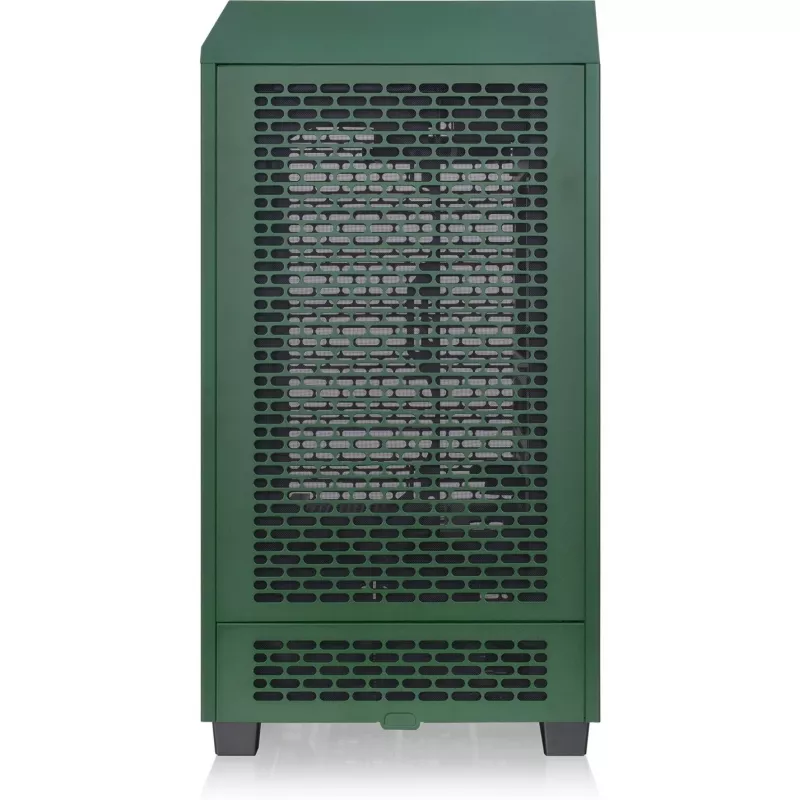 The Tower 200 , Tower-Enclosure Dark Green, Tempered Glass