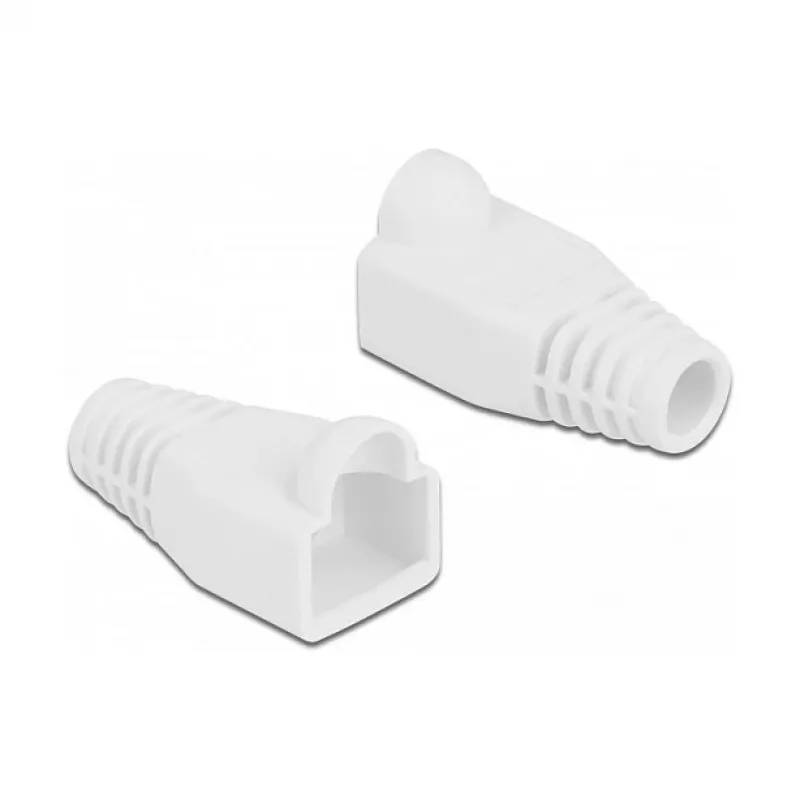 Strain Relief DeLOCK 86724 White 20 pcs