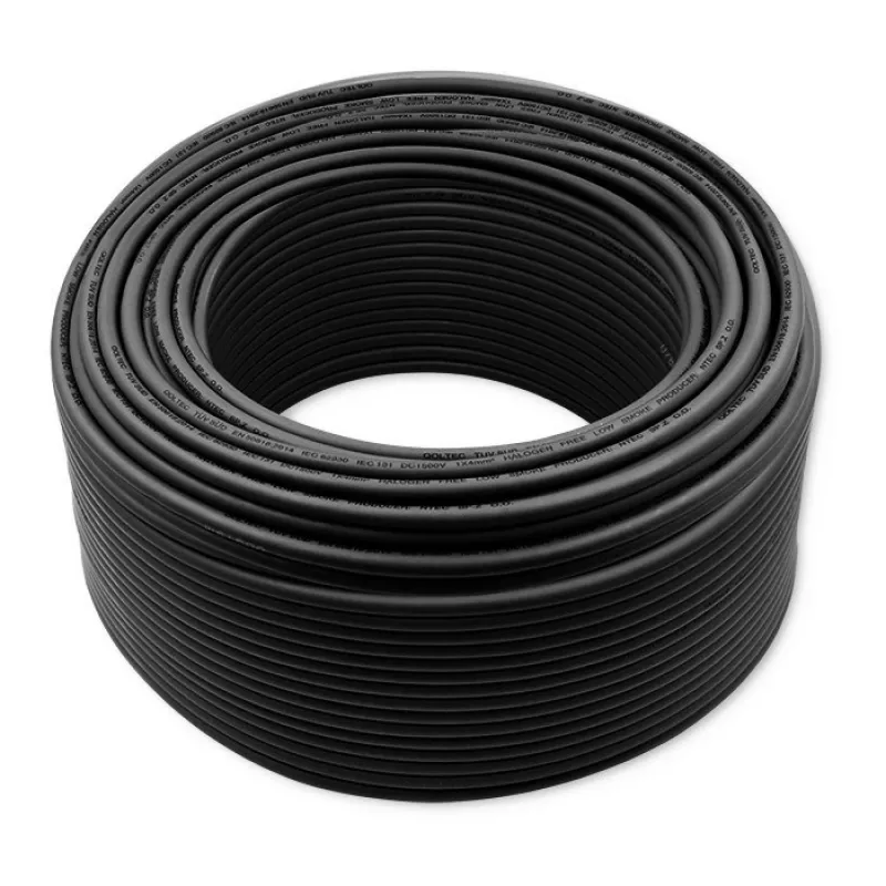 Solar cable QOLTEC 53851 4 mm² 100 m black
